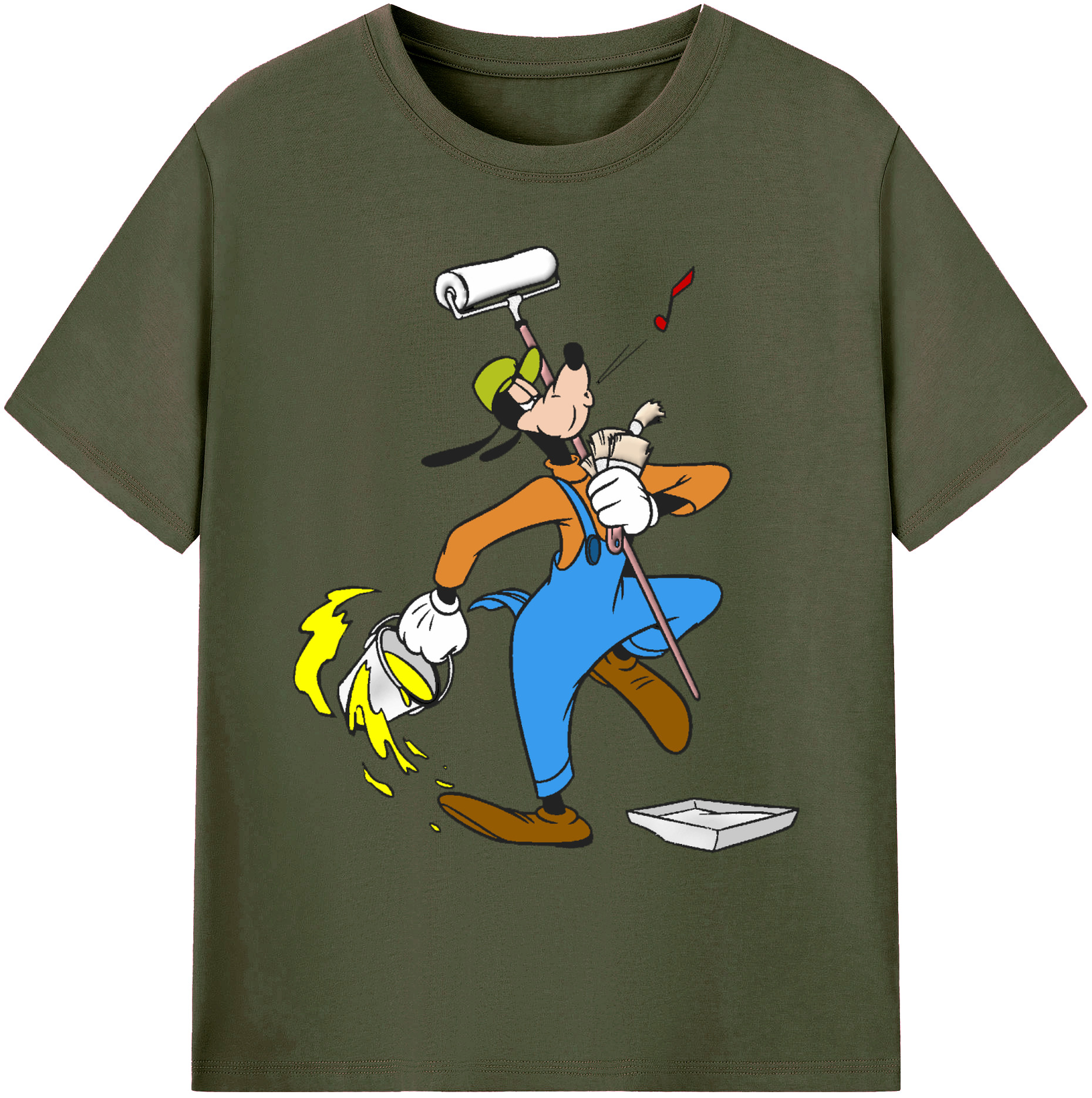 ミッキーマウス Mickey Mouse 綿100％ メンズ半袖Tシャツ｜肌触りやわらか＆通気性